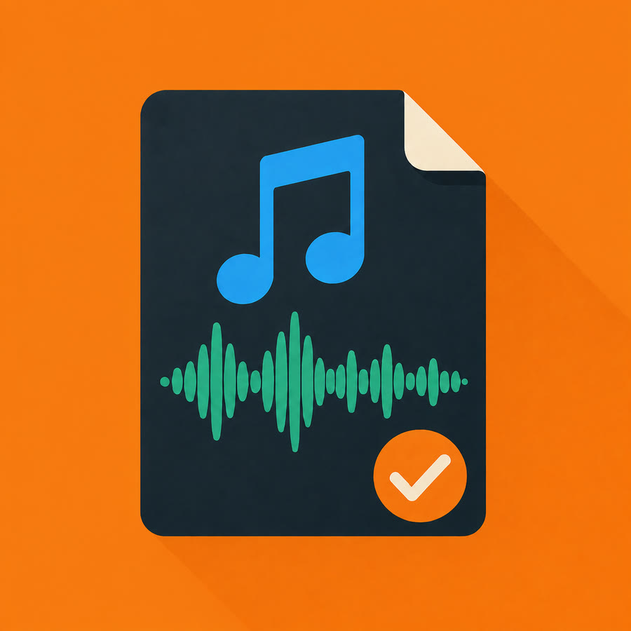 完成した曲を表す音楽ファイル